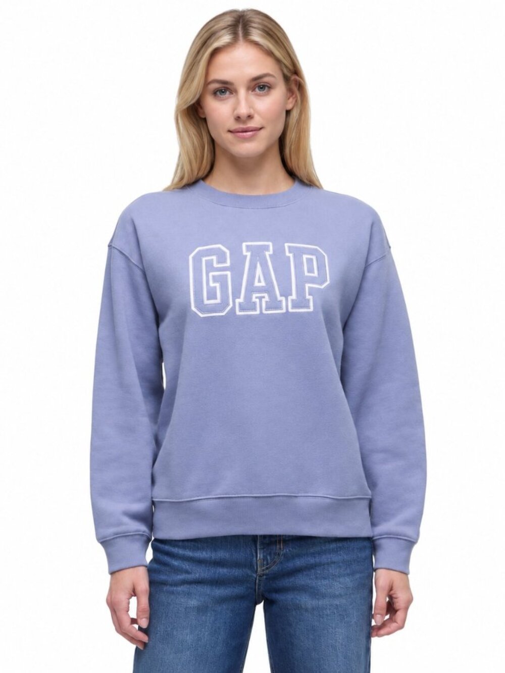 GAP Women's Logo Fleece Crewneck Sweatshirt